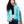 Cargar imagen en el visor de la galería, Women&#39;s West Coast Leather Front Zip Jacket (blue)
